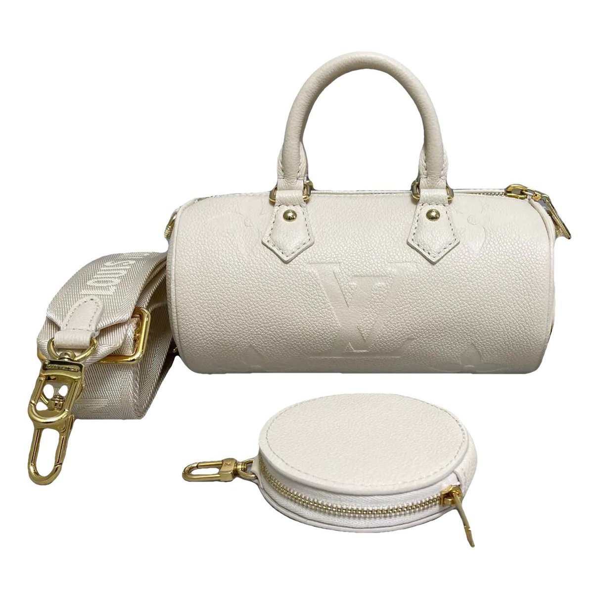 Papillon BB leather handbag