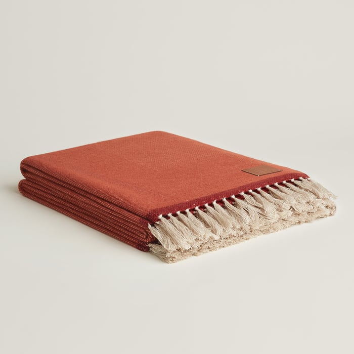 Brique H Tape Lino Blanket