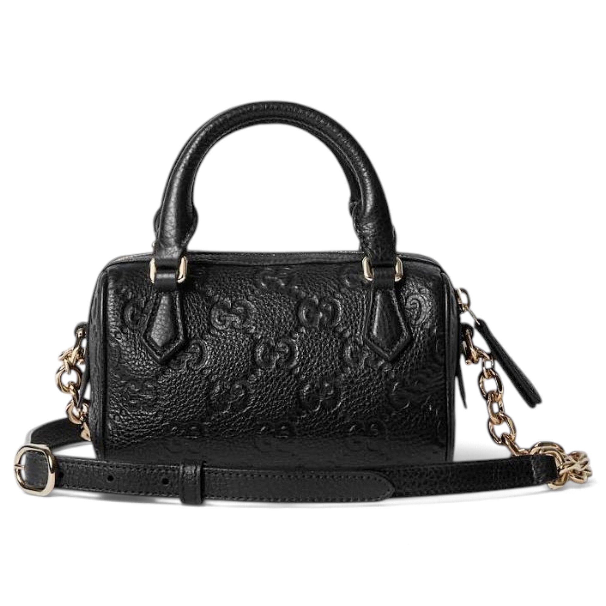 Ophidia Boston leather handbag