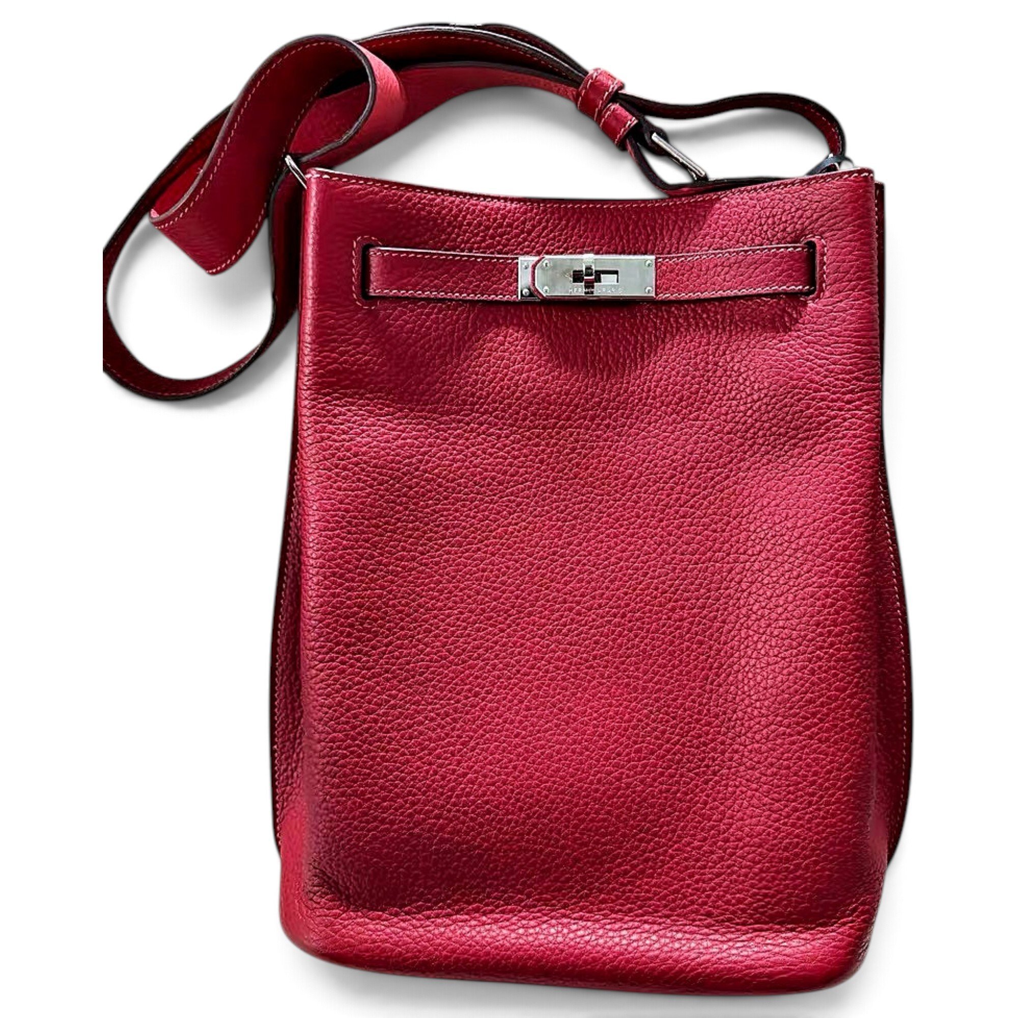 So Kelly leather handbag
