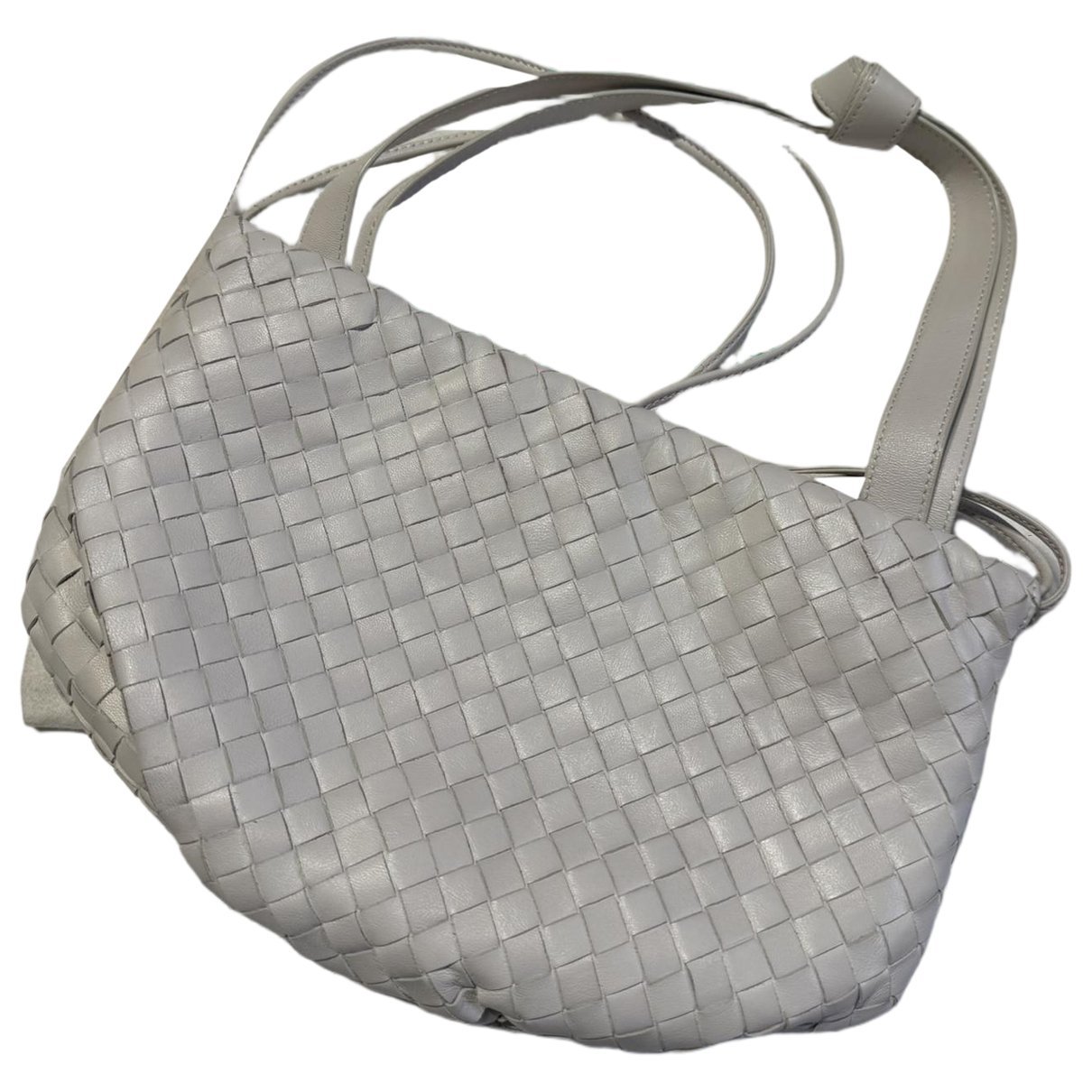 Bulb leather handbag