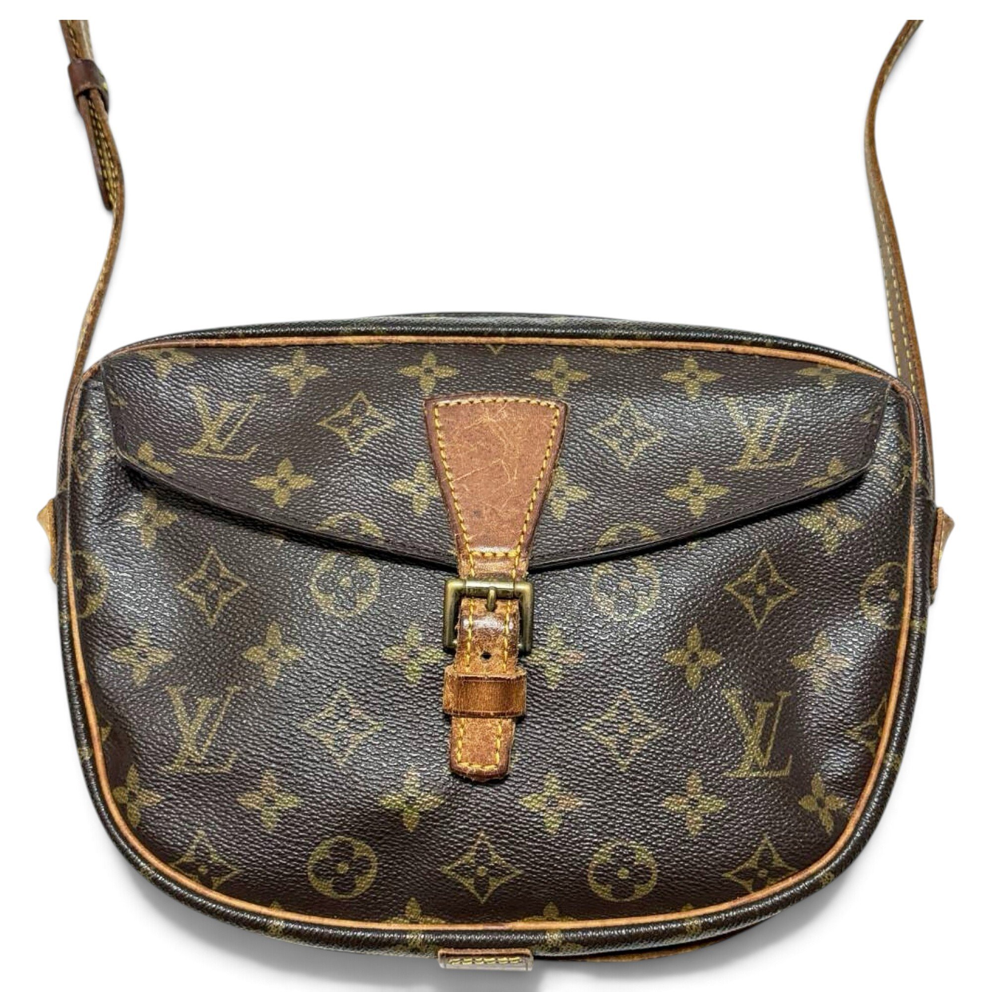 Jeune fille leather crossbody bag