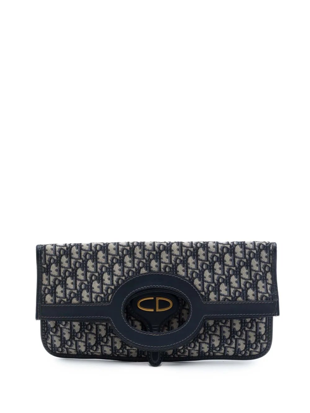 2019 Oblique Canvas Fold Over clutch bag