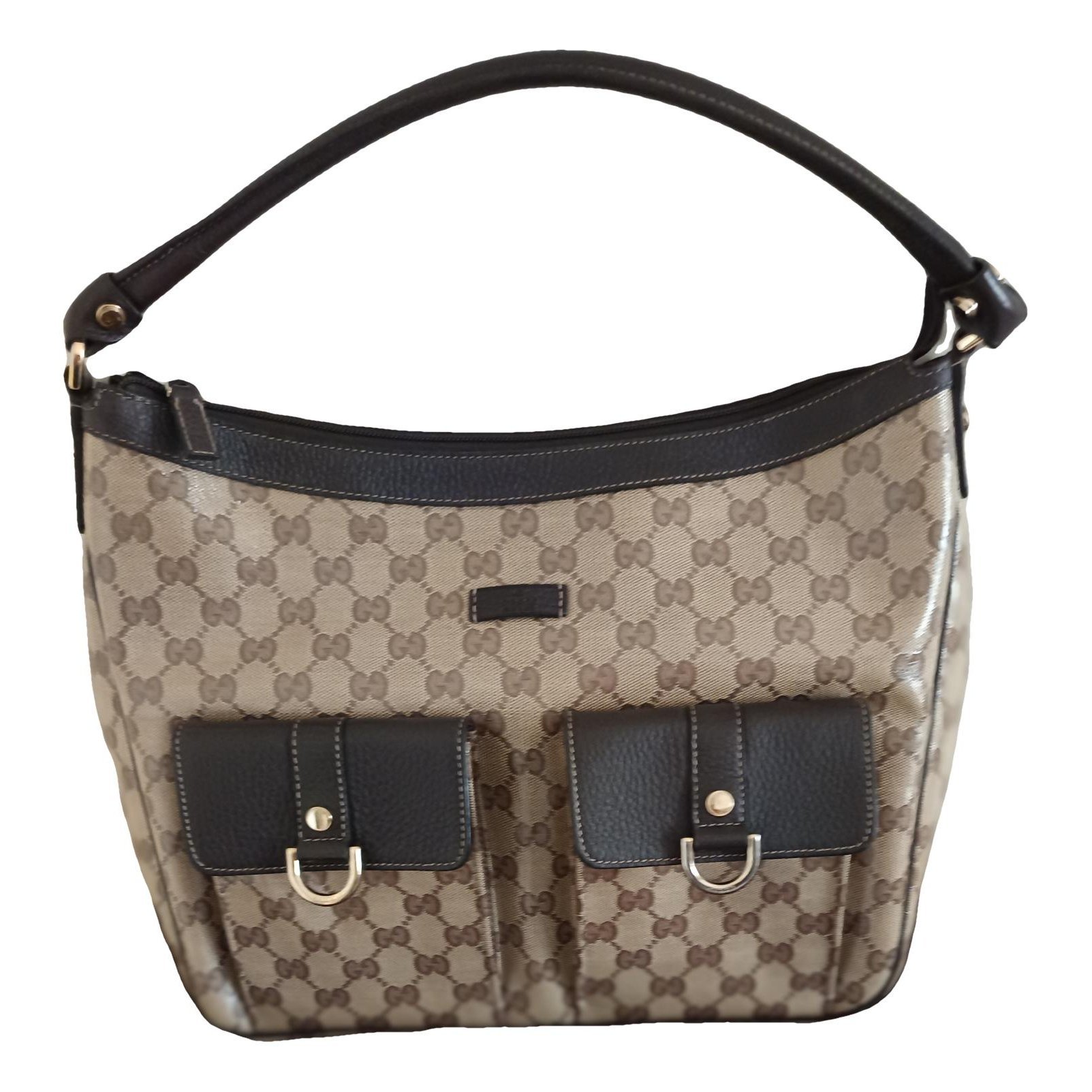 Leather handbag
