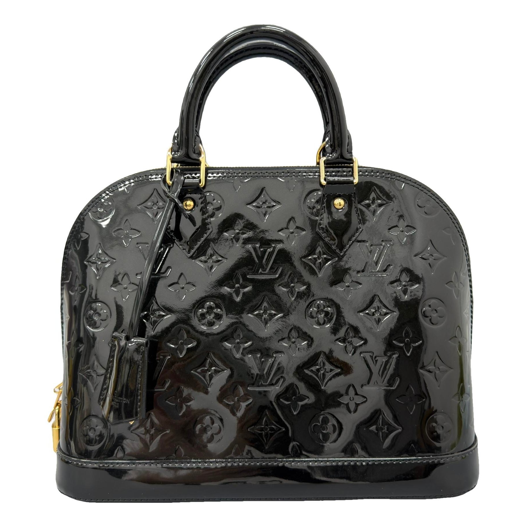 Alma patent leather handbag