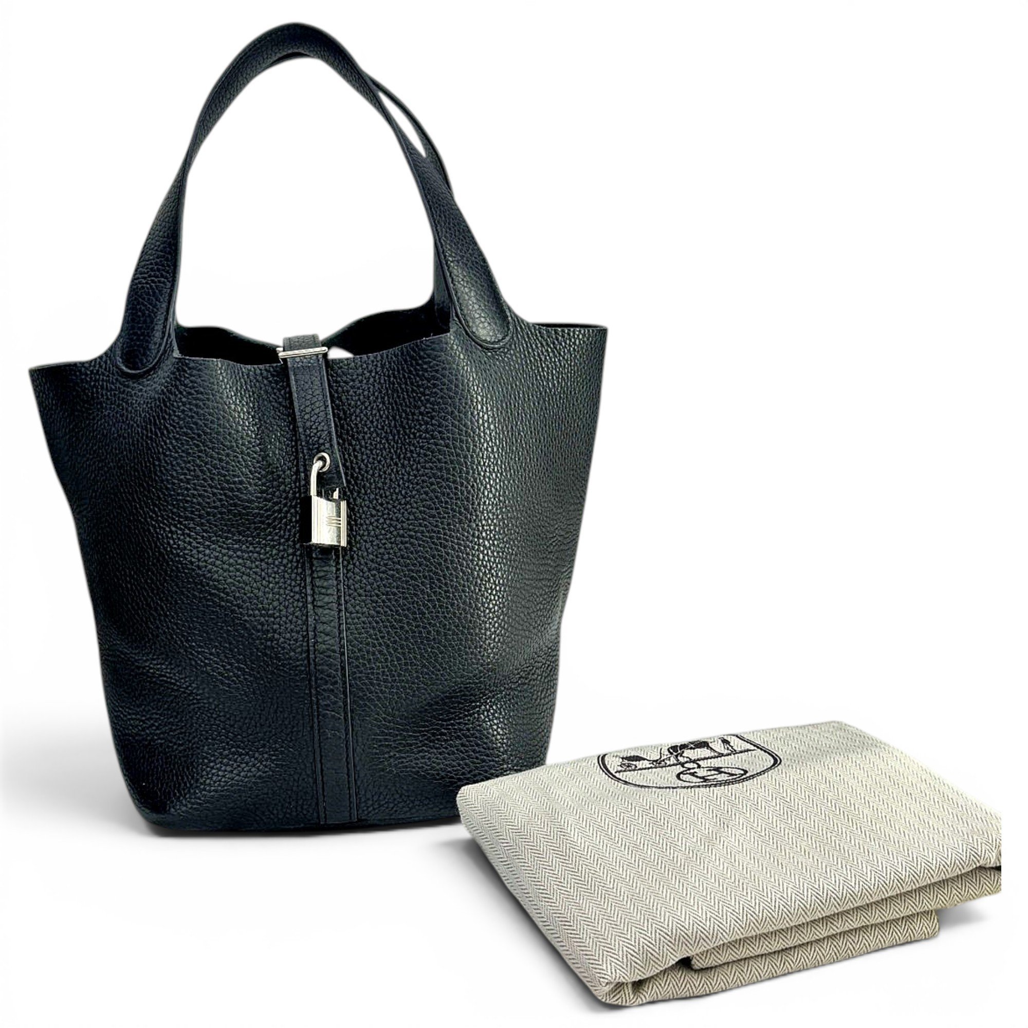 Picotin leather handbag