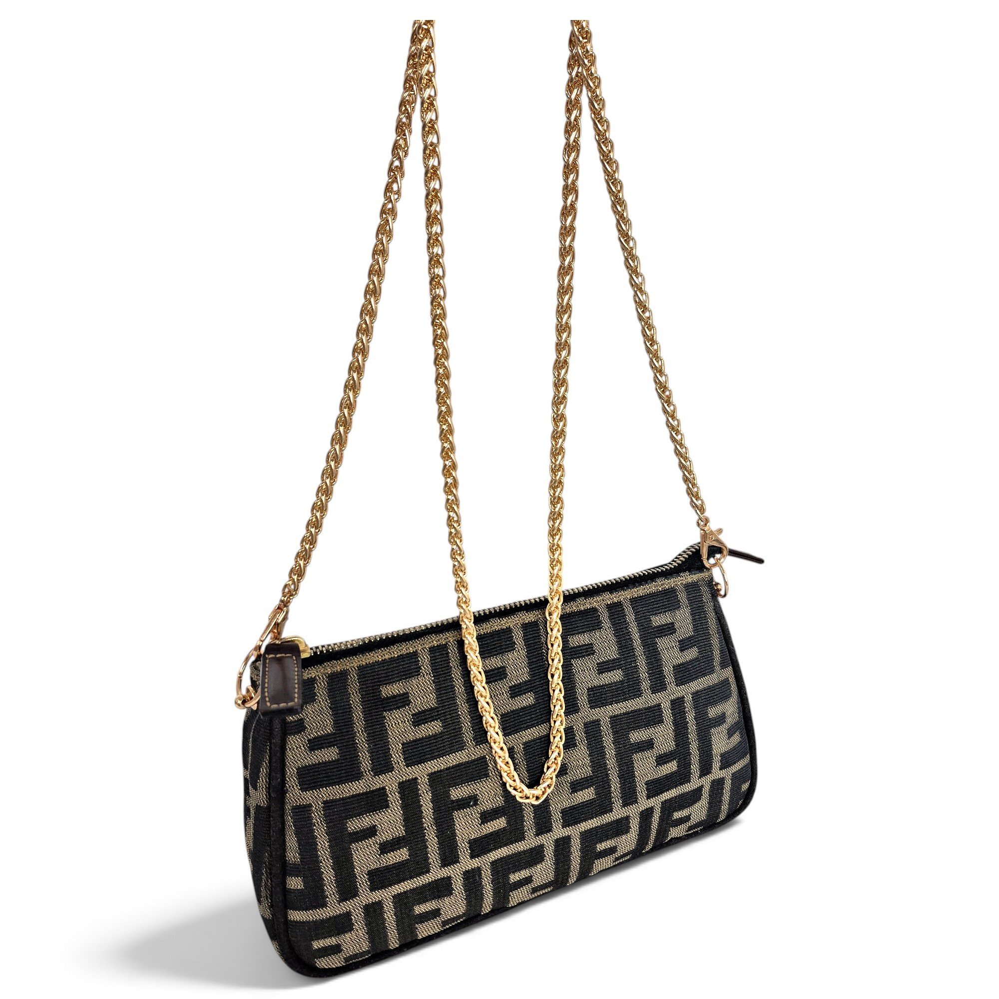 Baguette cloth crossbody bag