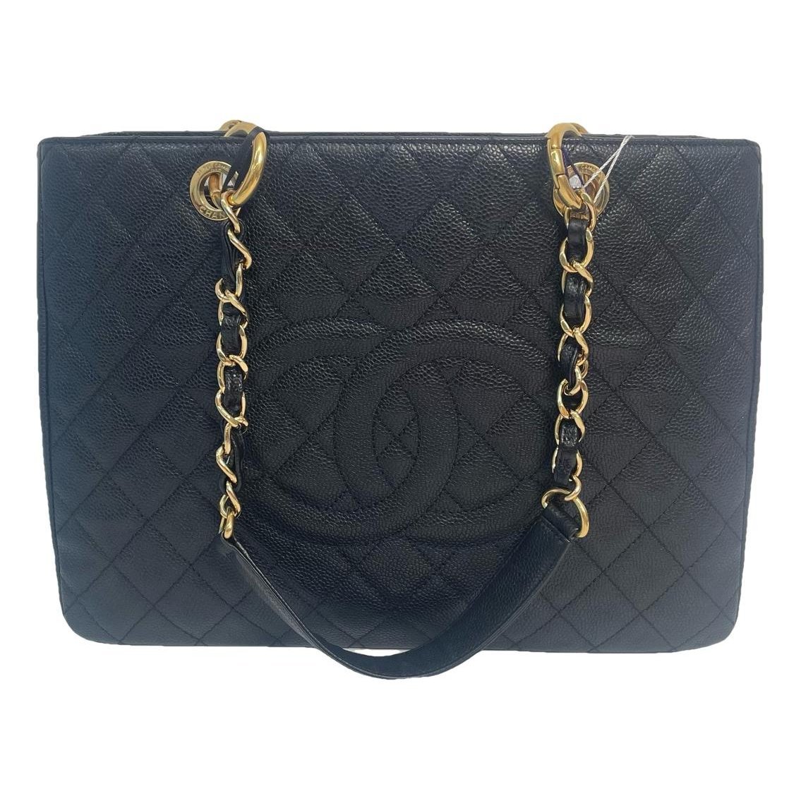 Grand shopping leather tote
