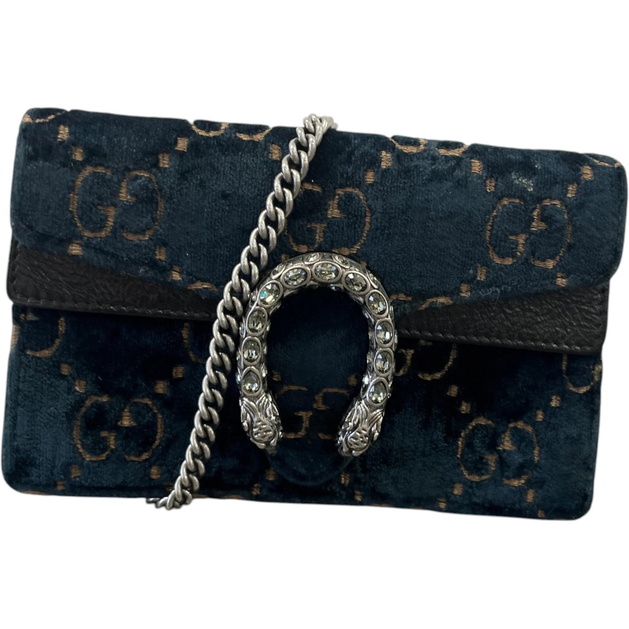 Velvet handbag