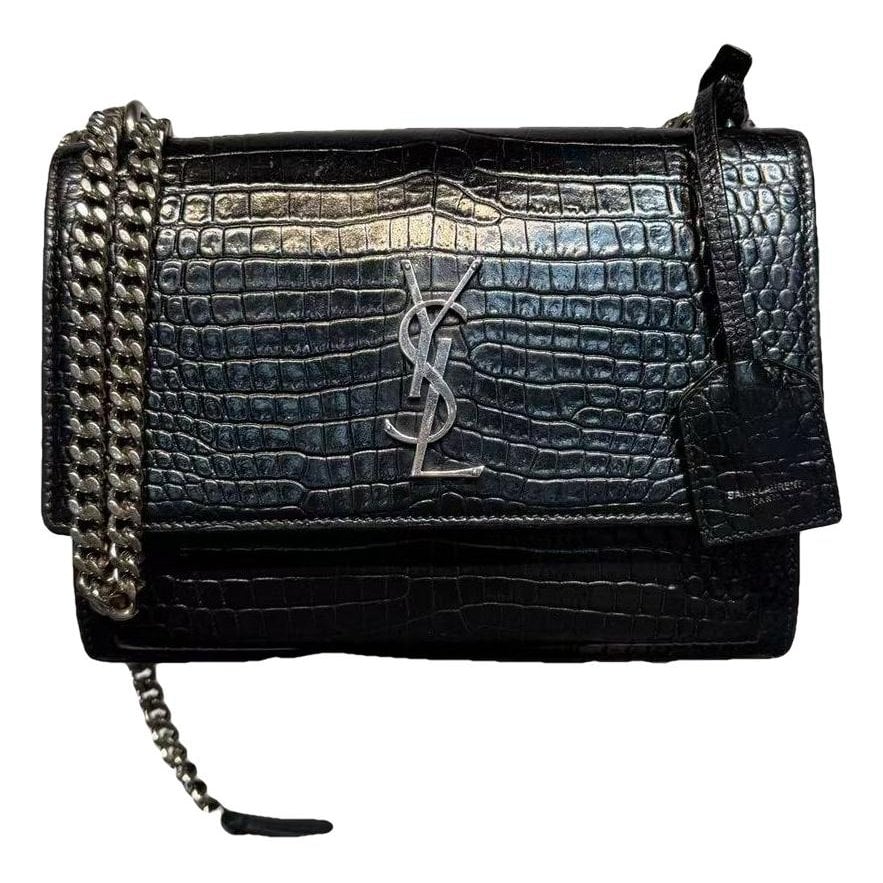 Sunset leather handbag