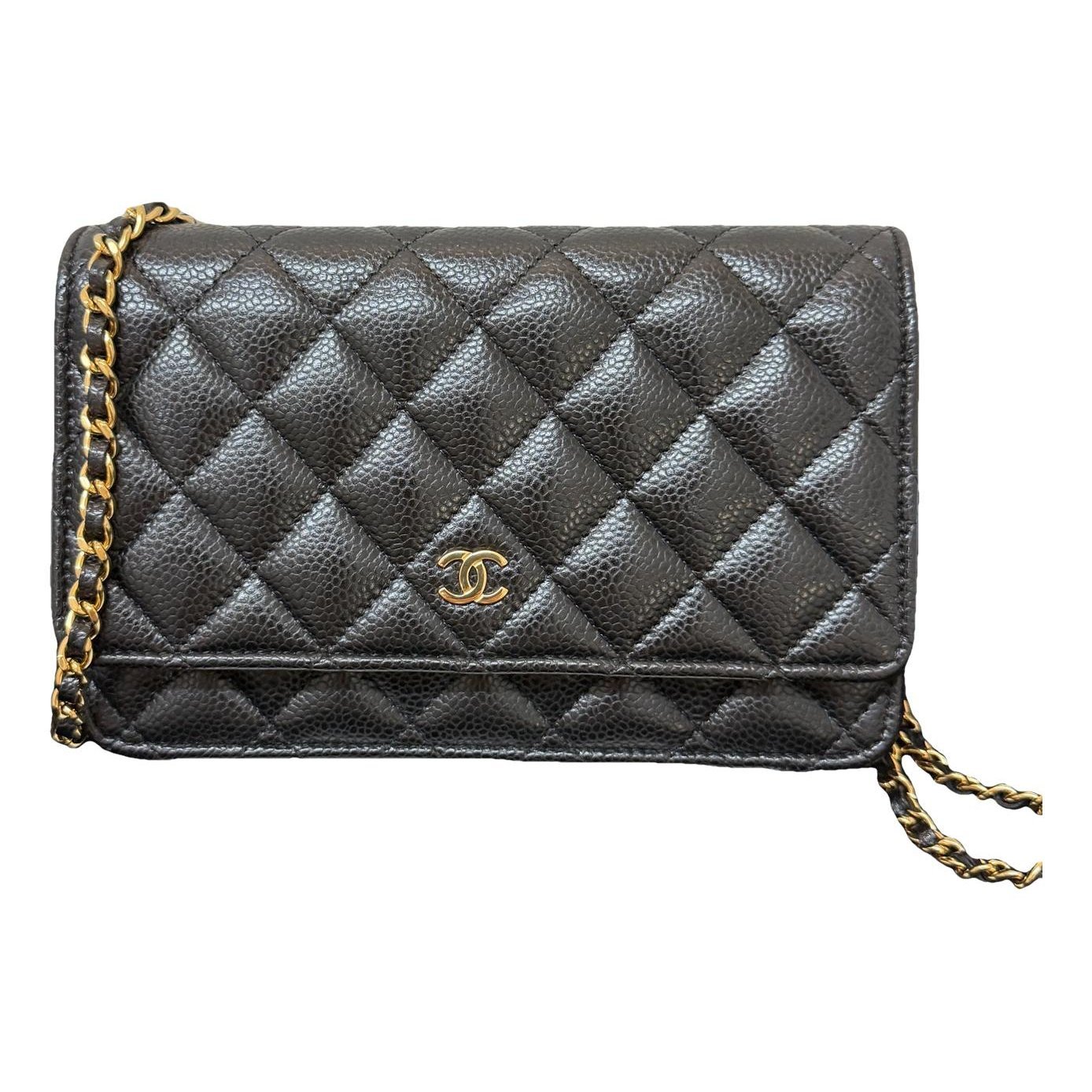 Wallet On Chain Timeless/Classique leather crossbody bag