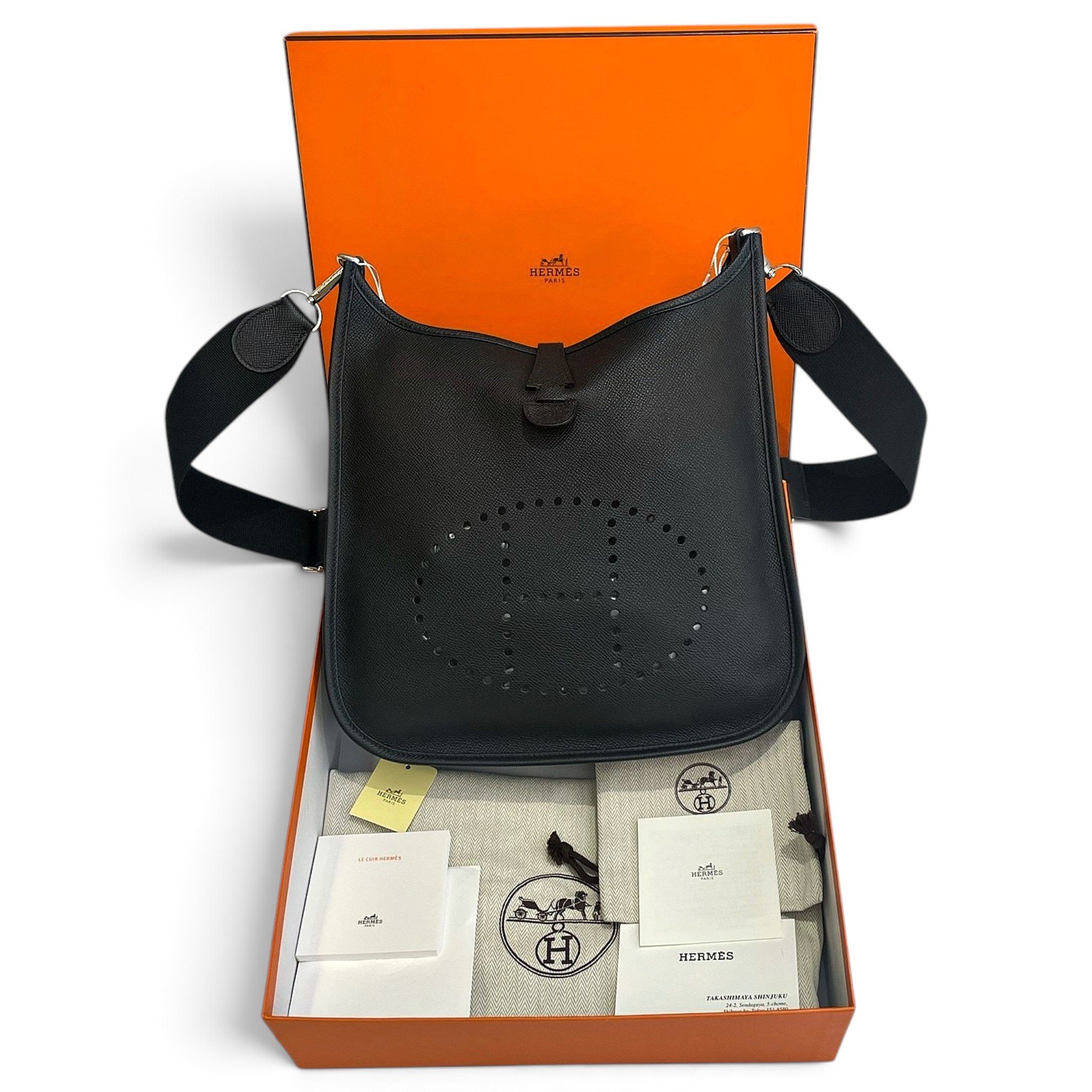 Evelyne leather crossbody bag