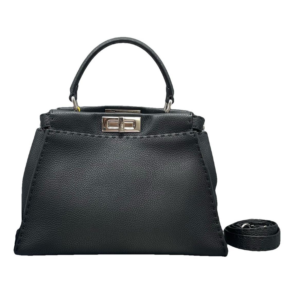 Peekaboo leather handbag