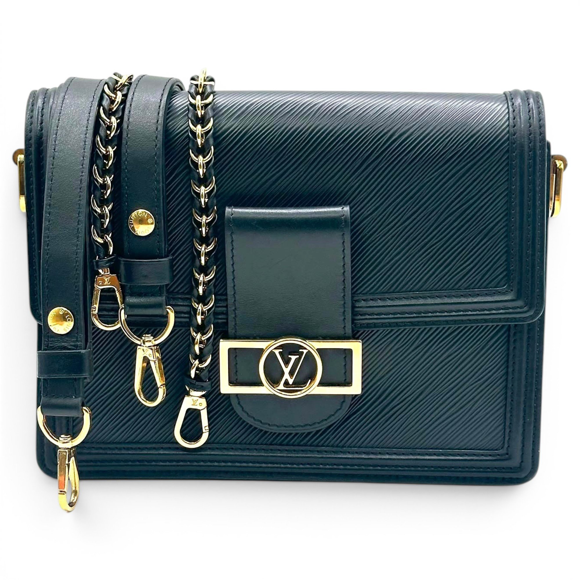 Dauphine leather handbag