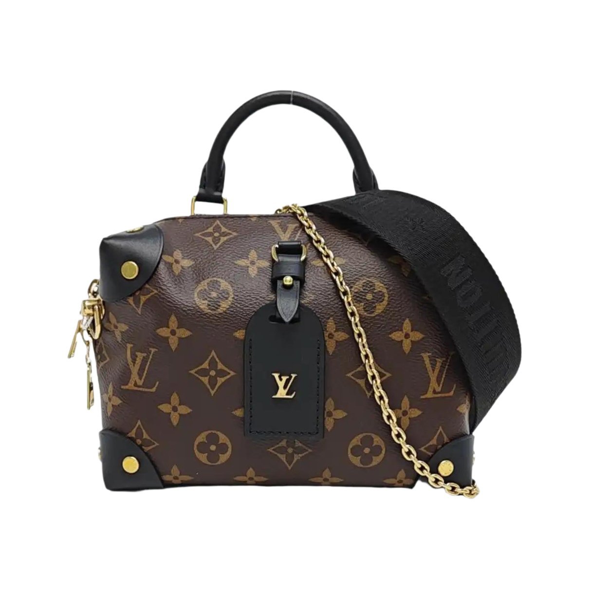 Petite Malle leather handbag
