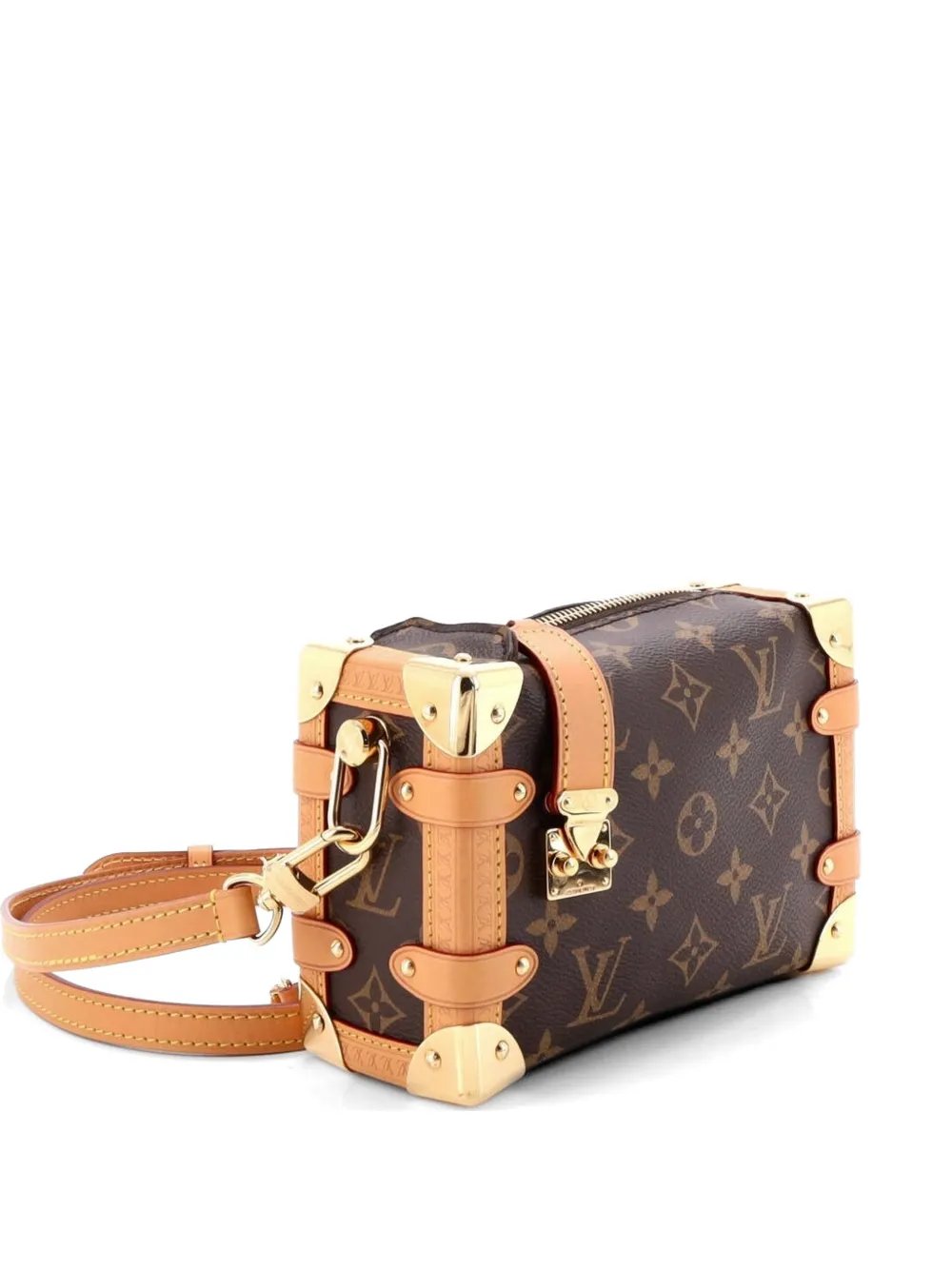 Side Trunk Handbag Monogram Canvas PM shoulder bag