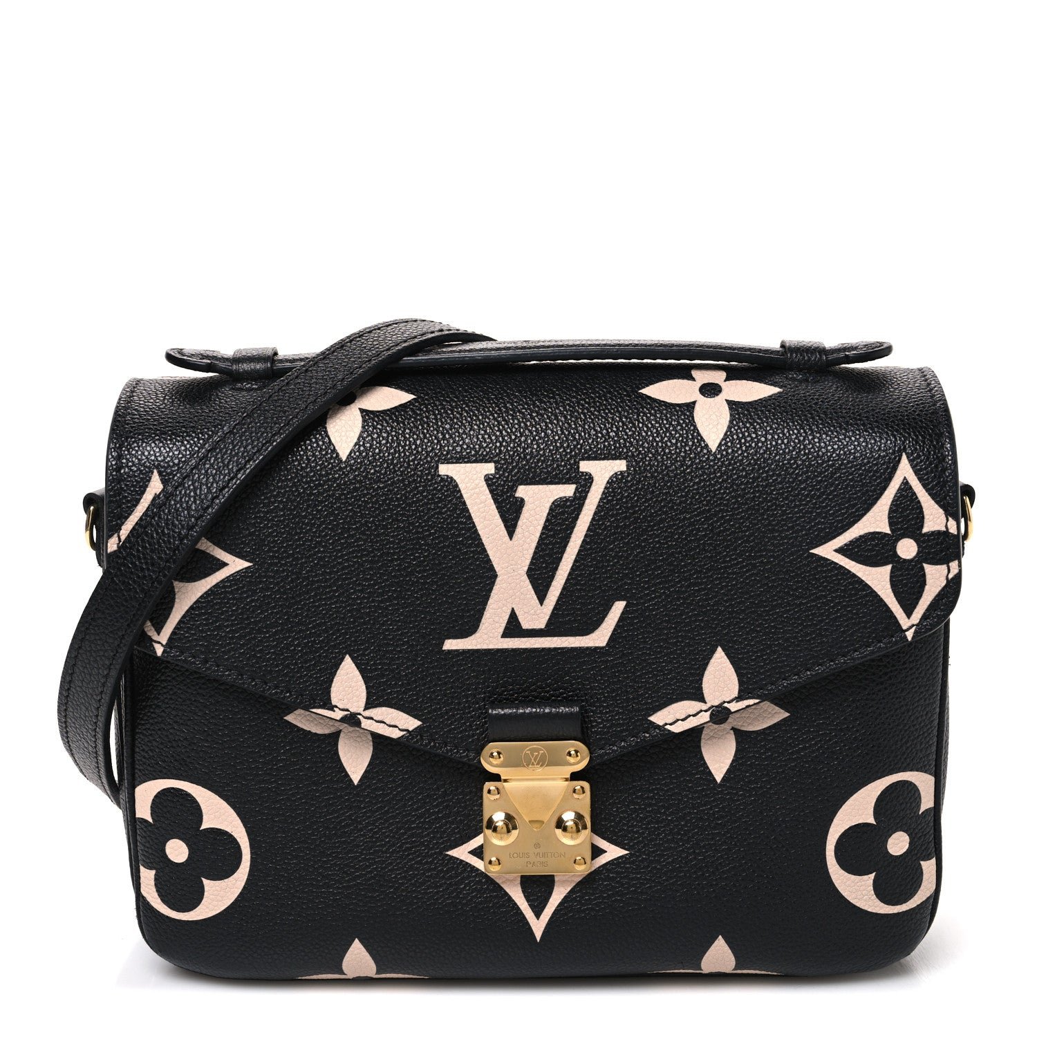 Louis Vuitton Empreinte Monogram Giant Pochette Metis Black Beige