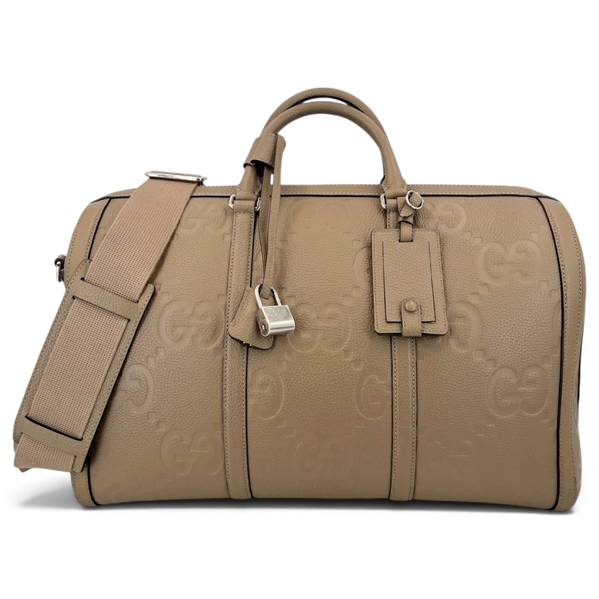 Leather travel bag