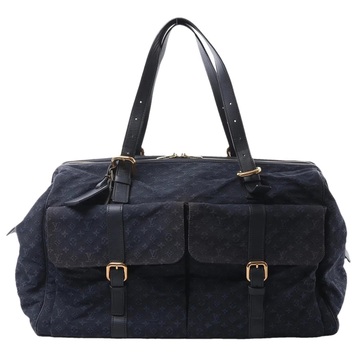 Twin linen handbag