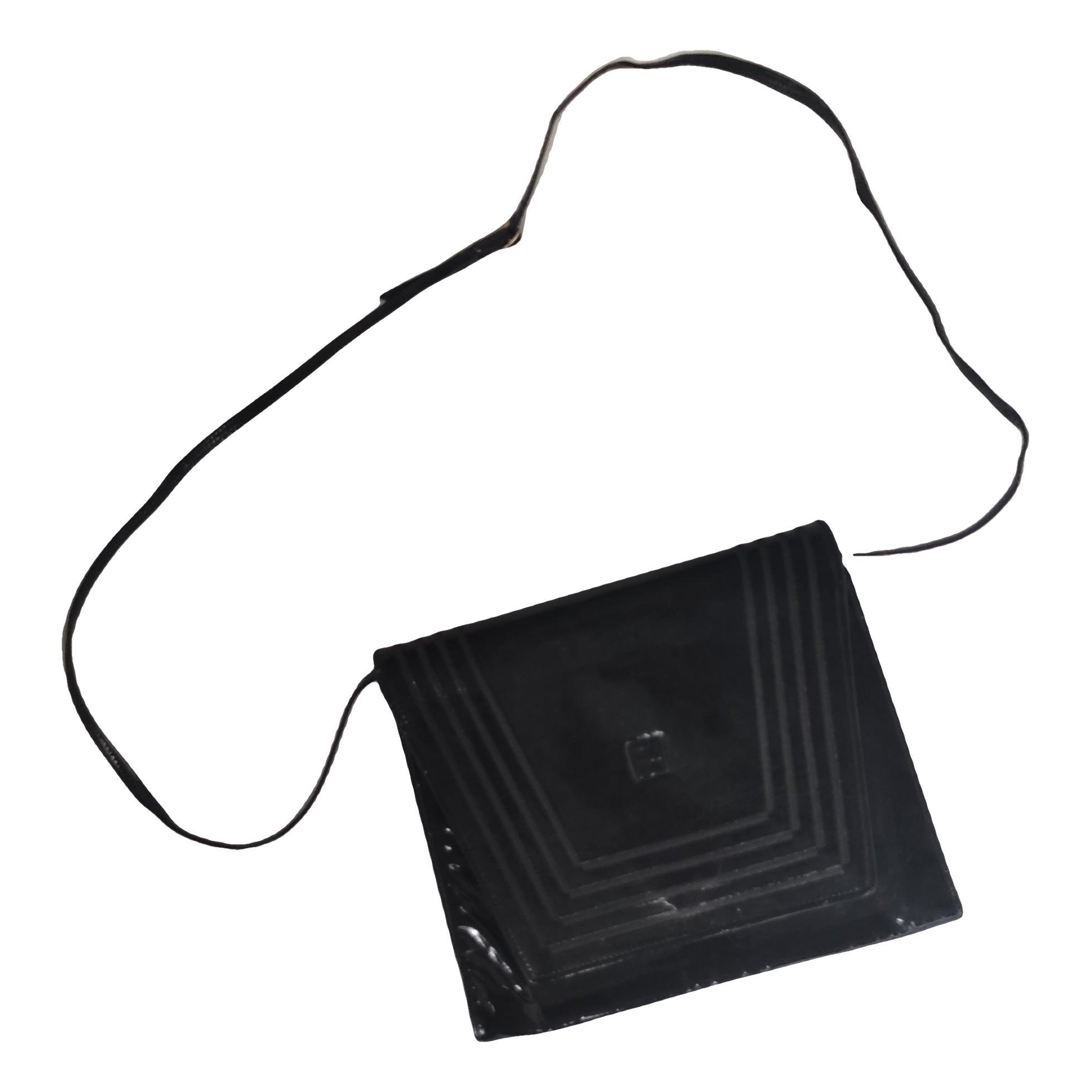 Patent leather handbag