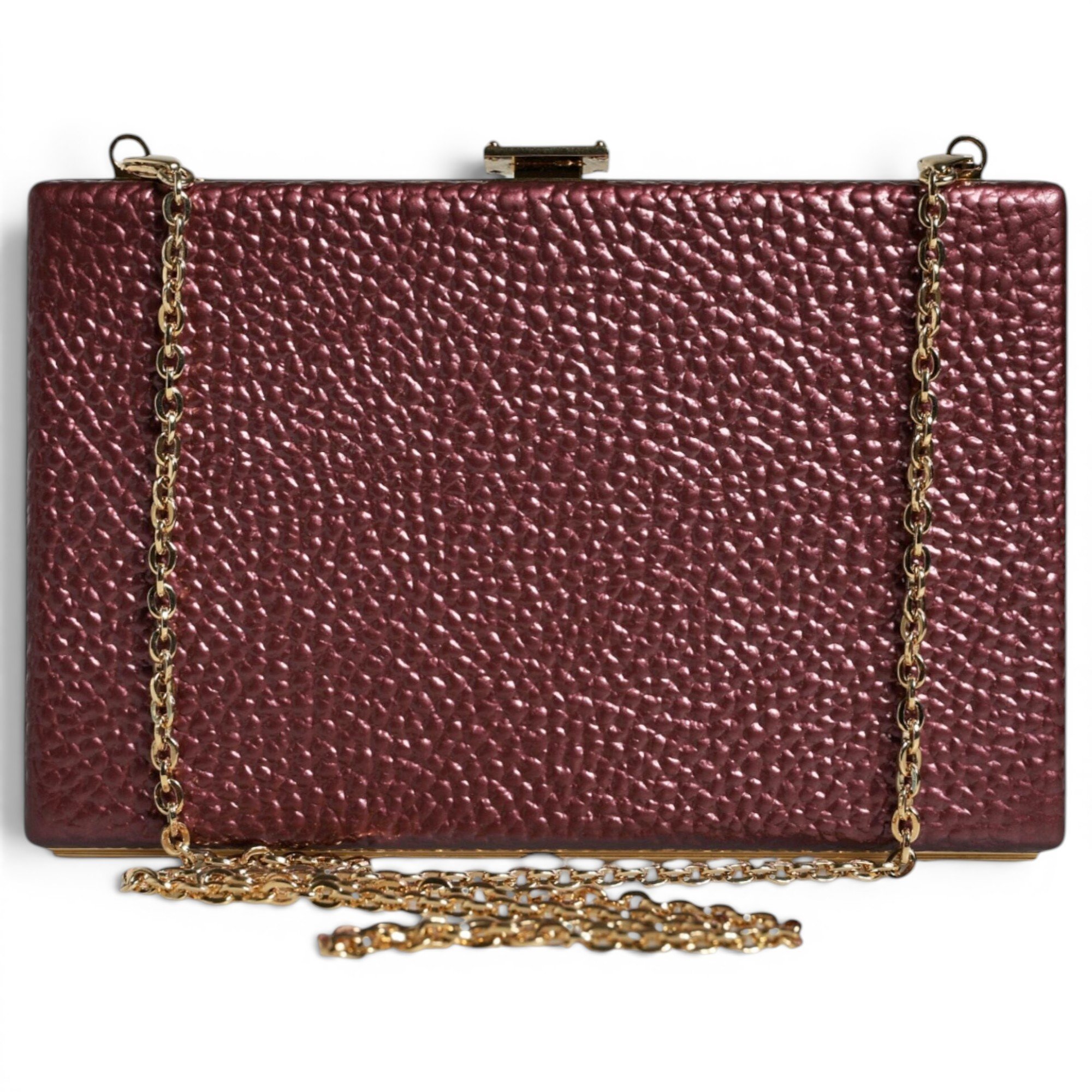 Leather clutch bag