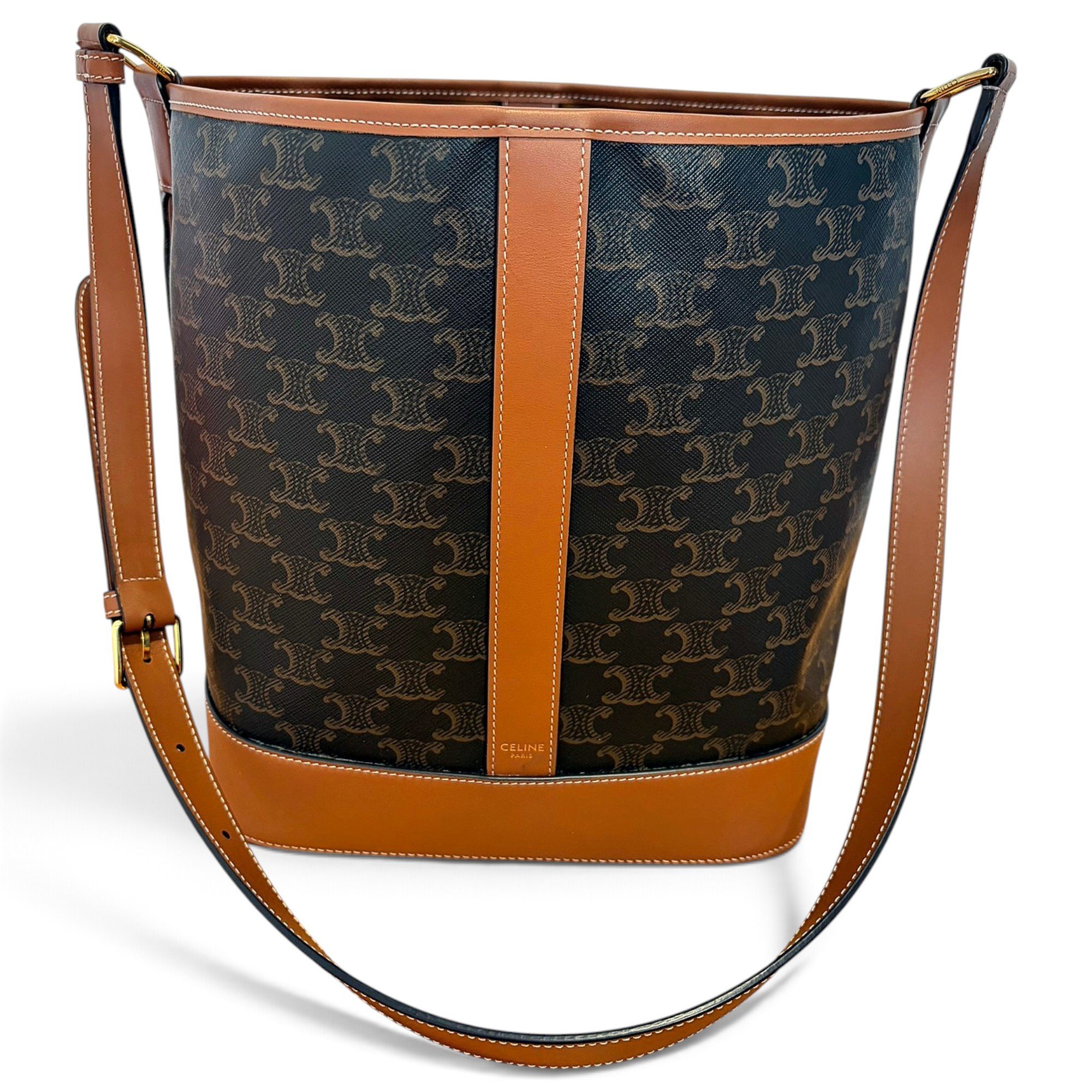 SAC SEAU leather handbag