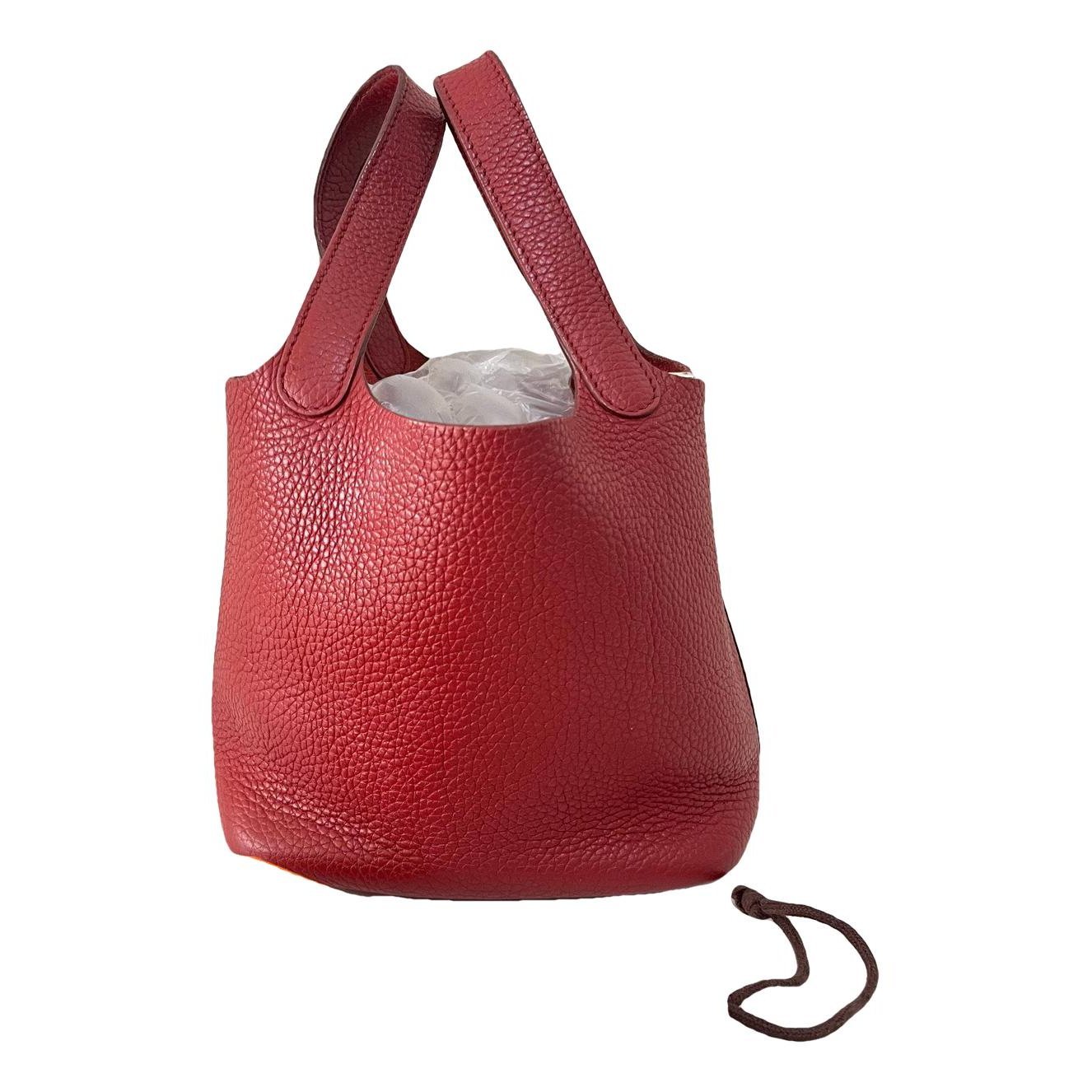 Picotin leather handbag