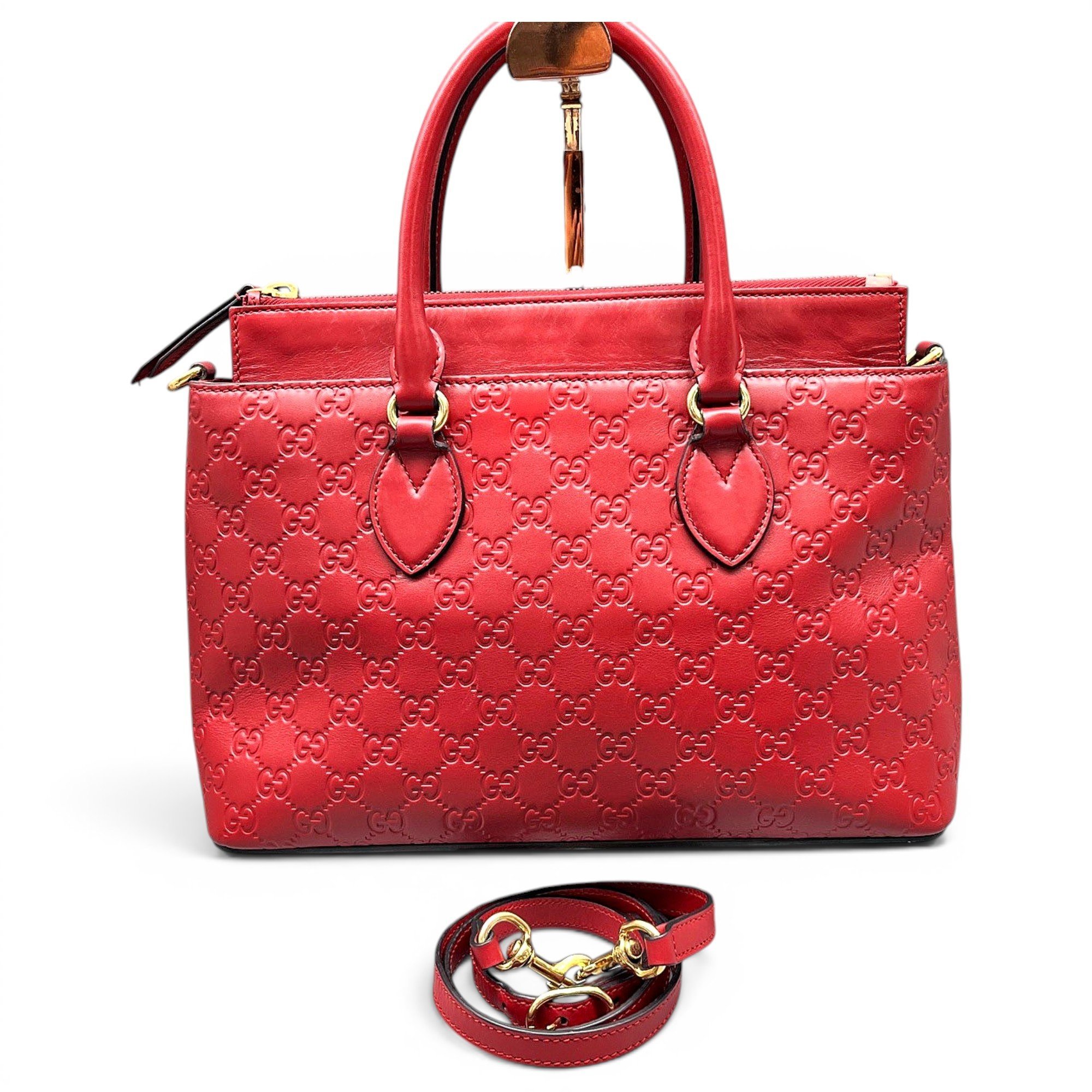 Leather crossbody bag