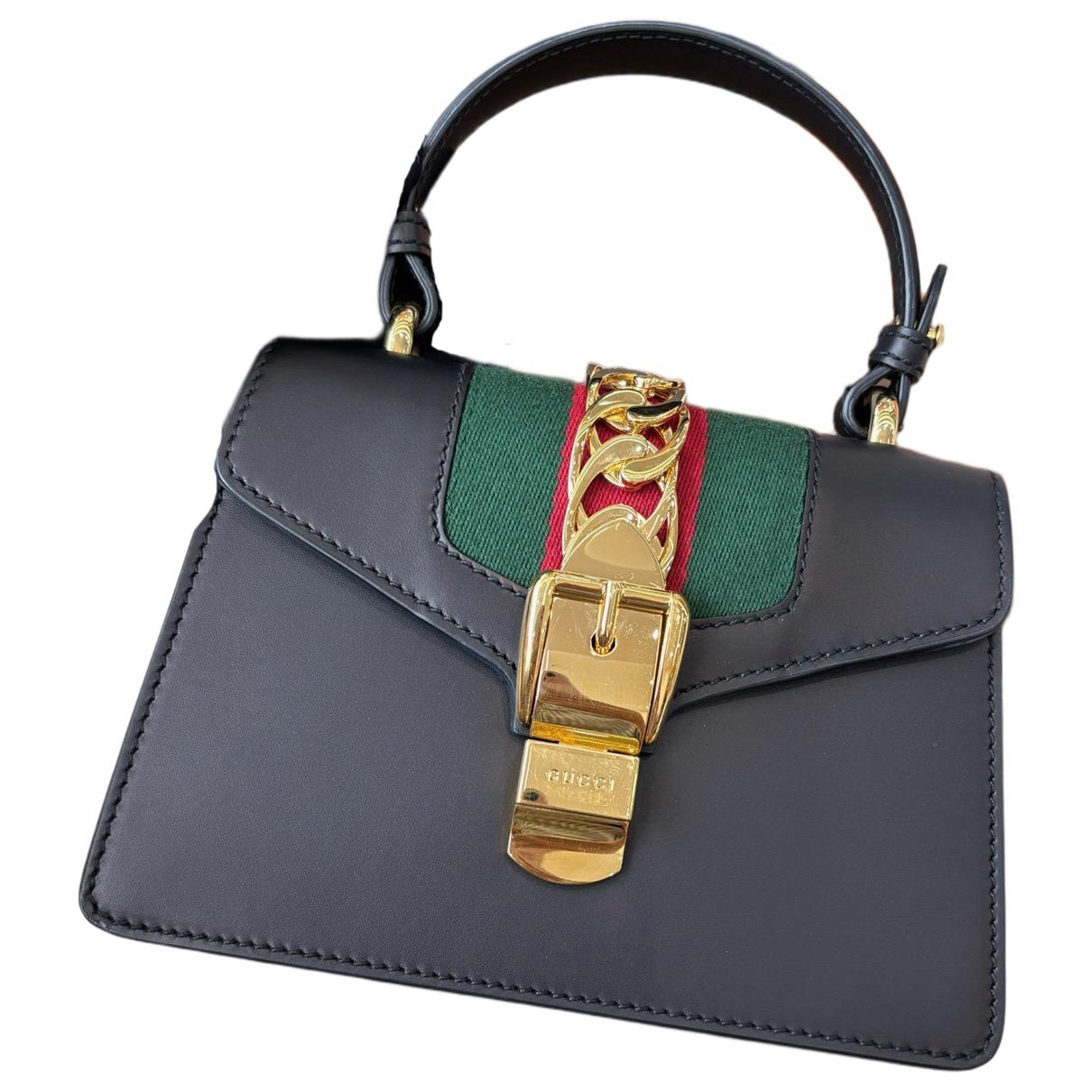 Sylvie Top Handle leather handbag
