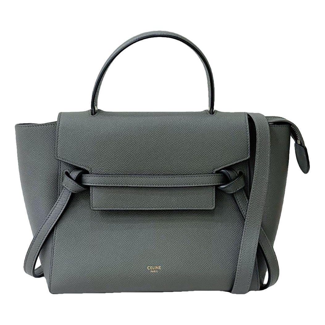 Belt leather handbag