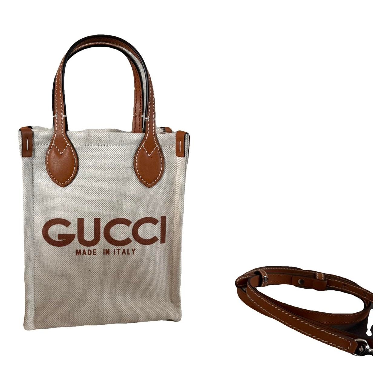 Leather tote
