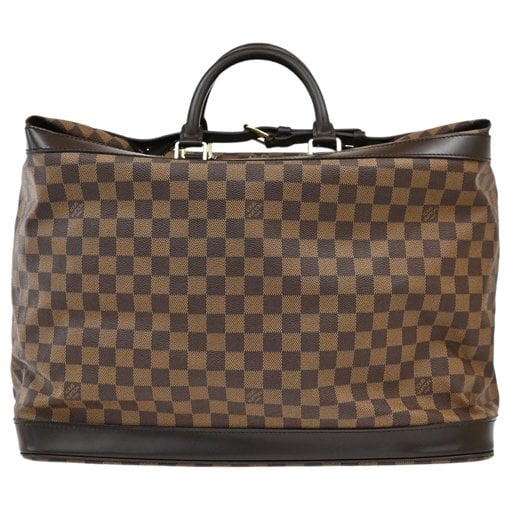 Leather travel bag
