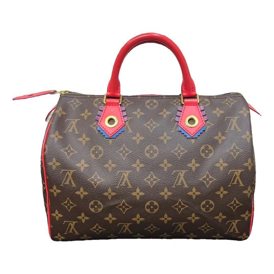 Speedy leather handbag