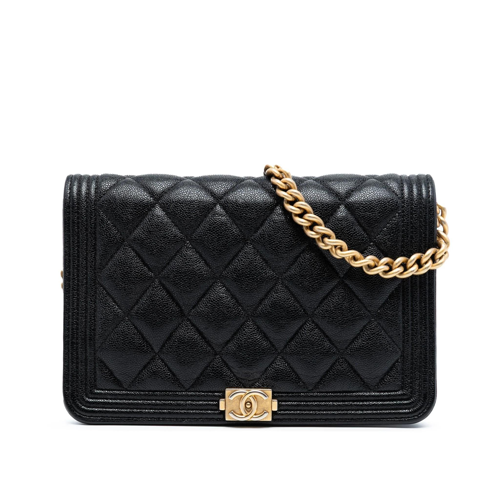 Wallet On Chain Timeless/Classique leather handbag