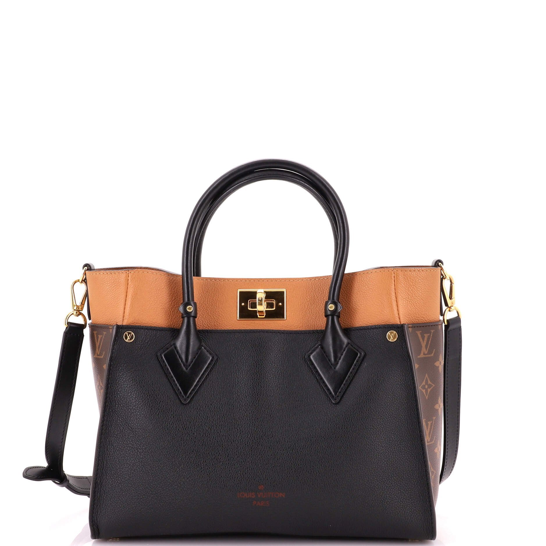 Leather tote