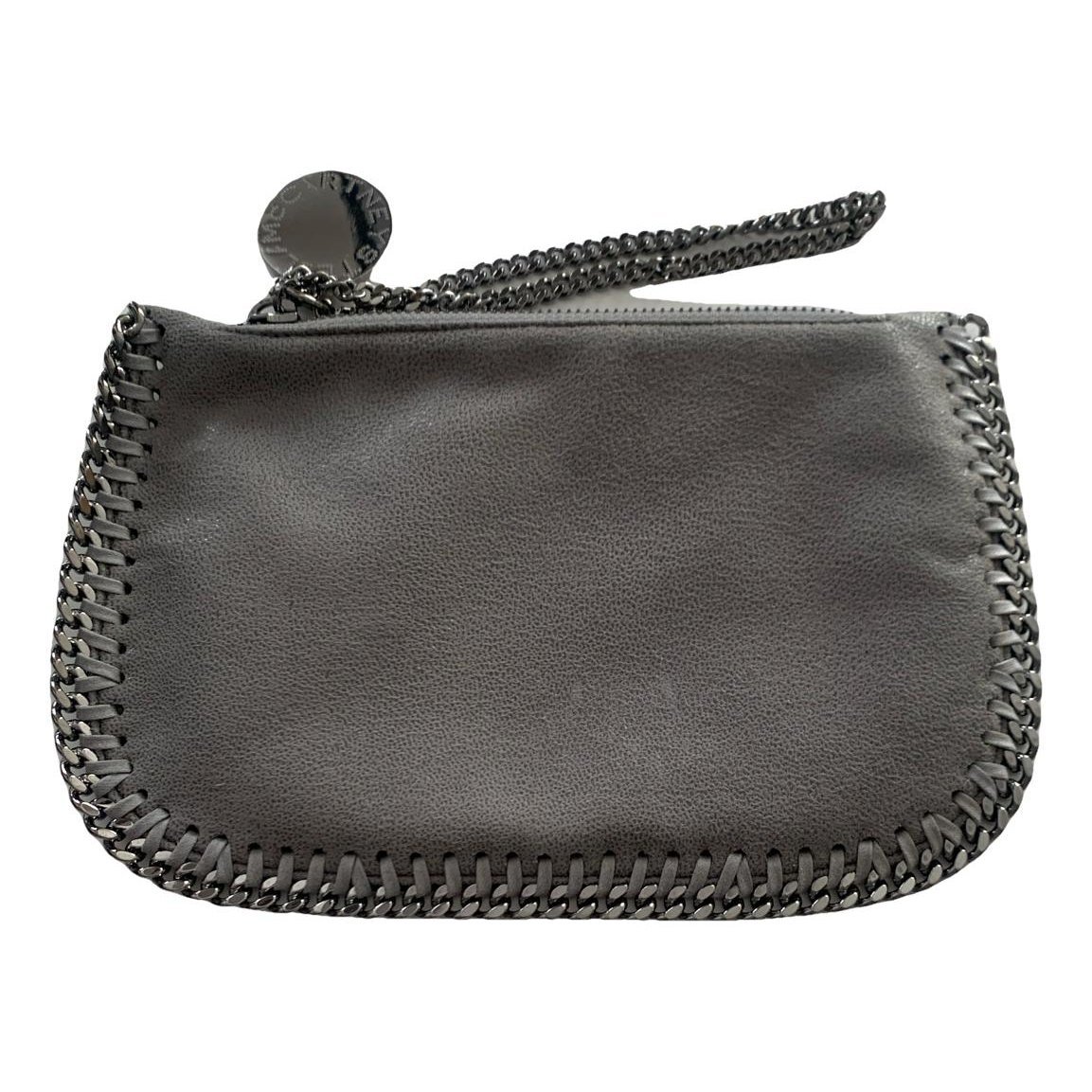 Falabella vegan leather clutch bag