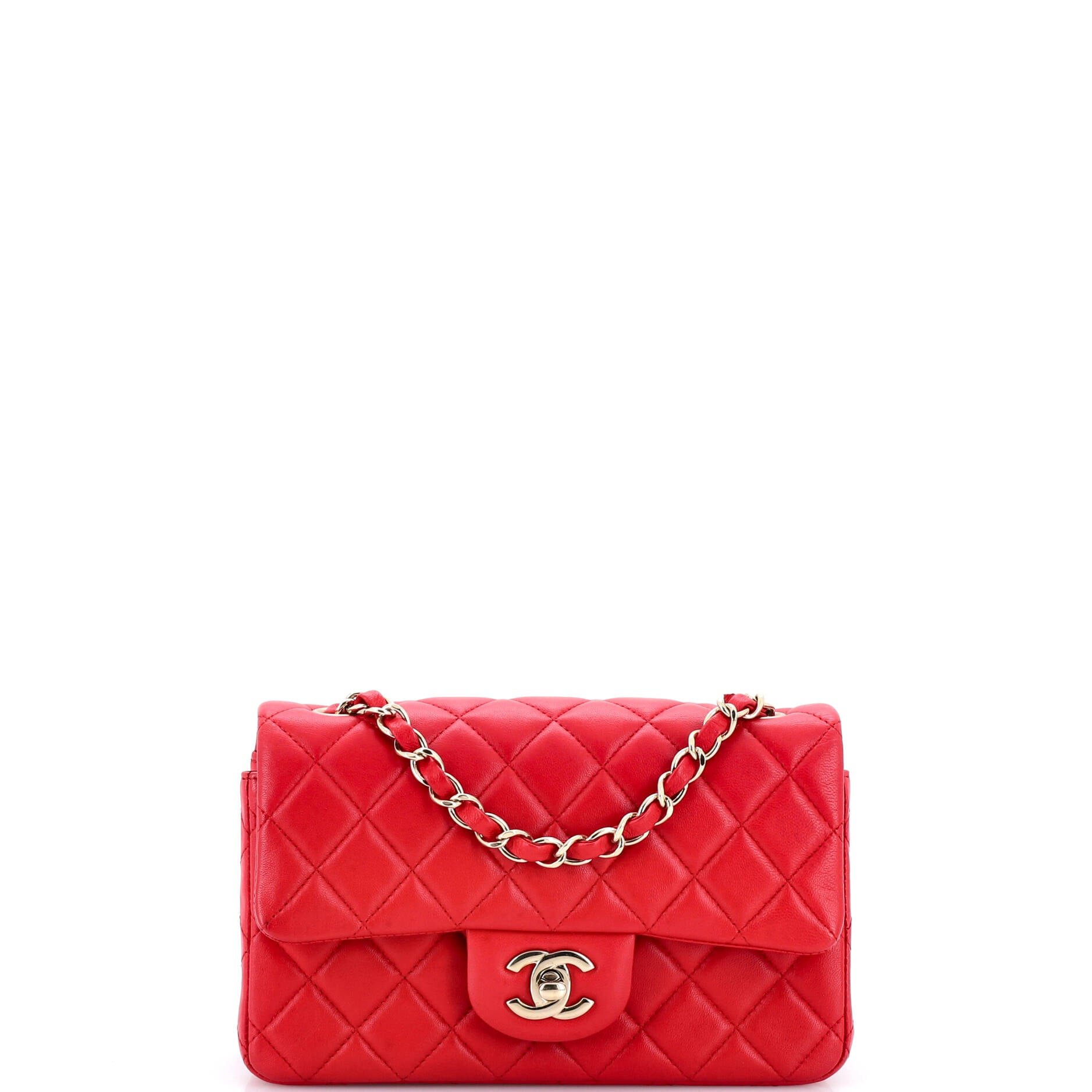 Classic Single Flap Bag Quilted Lambskin Mini
