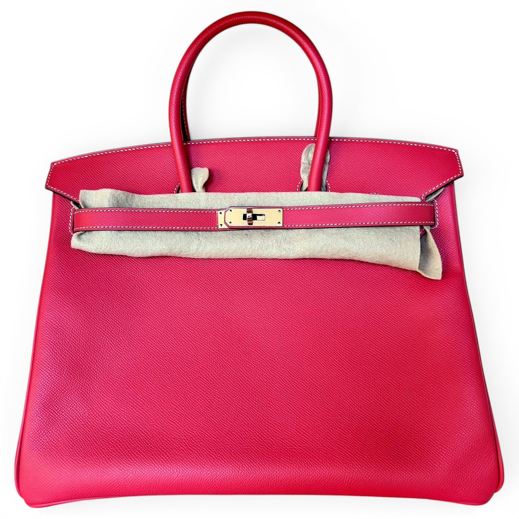 Birkin 35 leather handbag