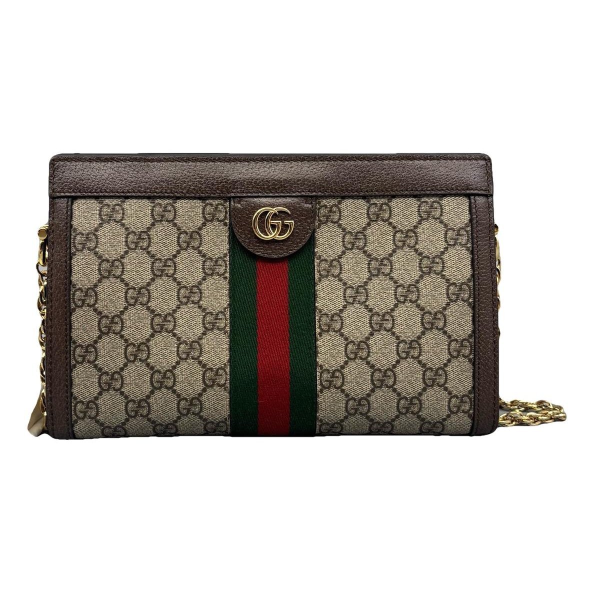 Ophidia Chain leather handbag