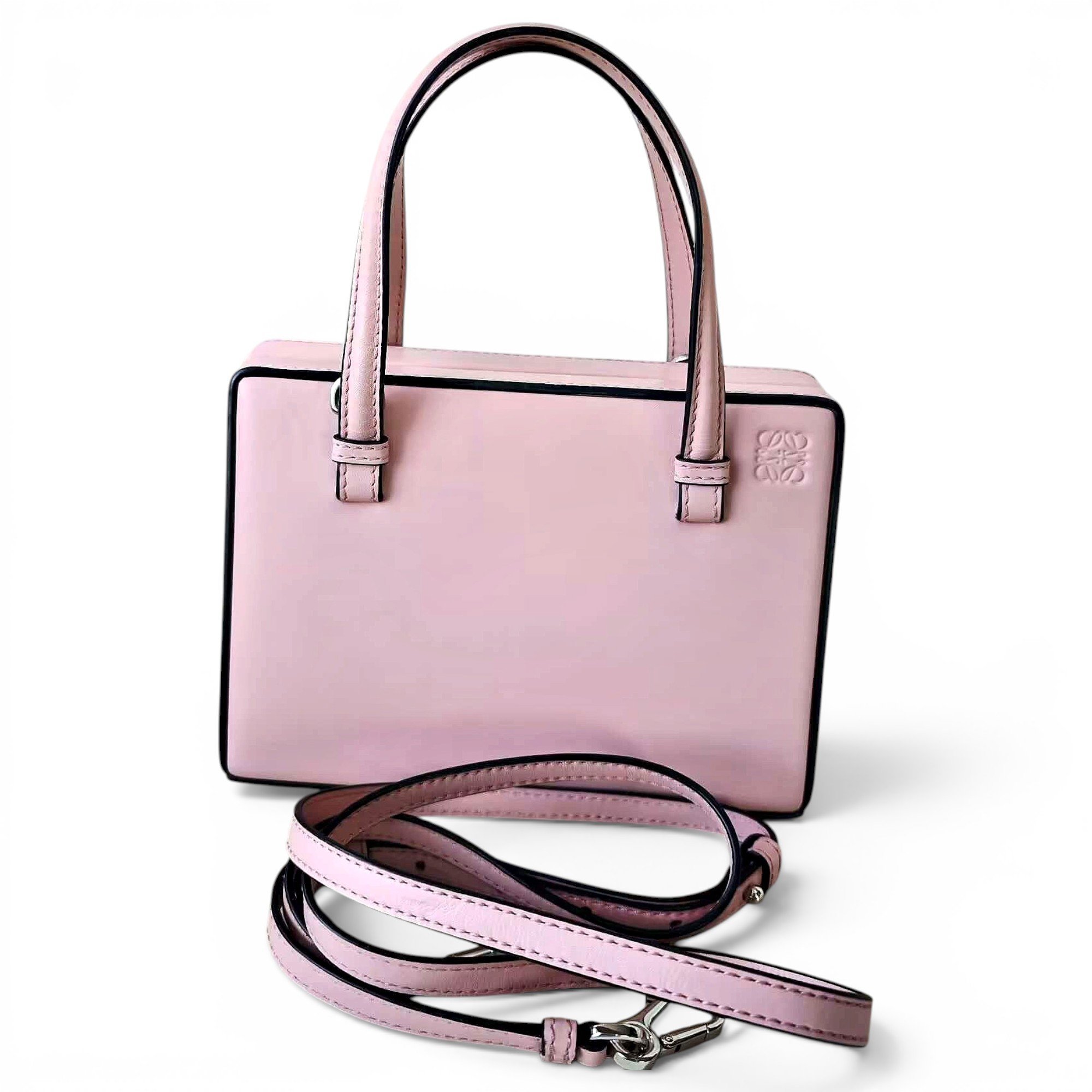 Postal leather handbag