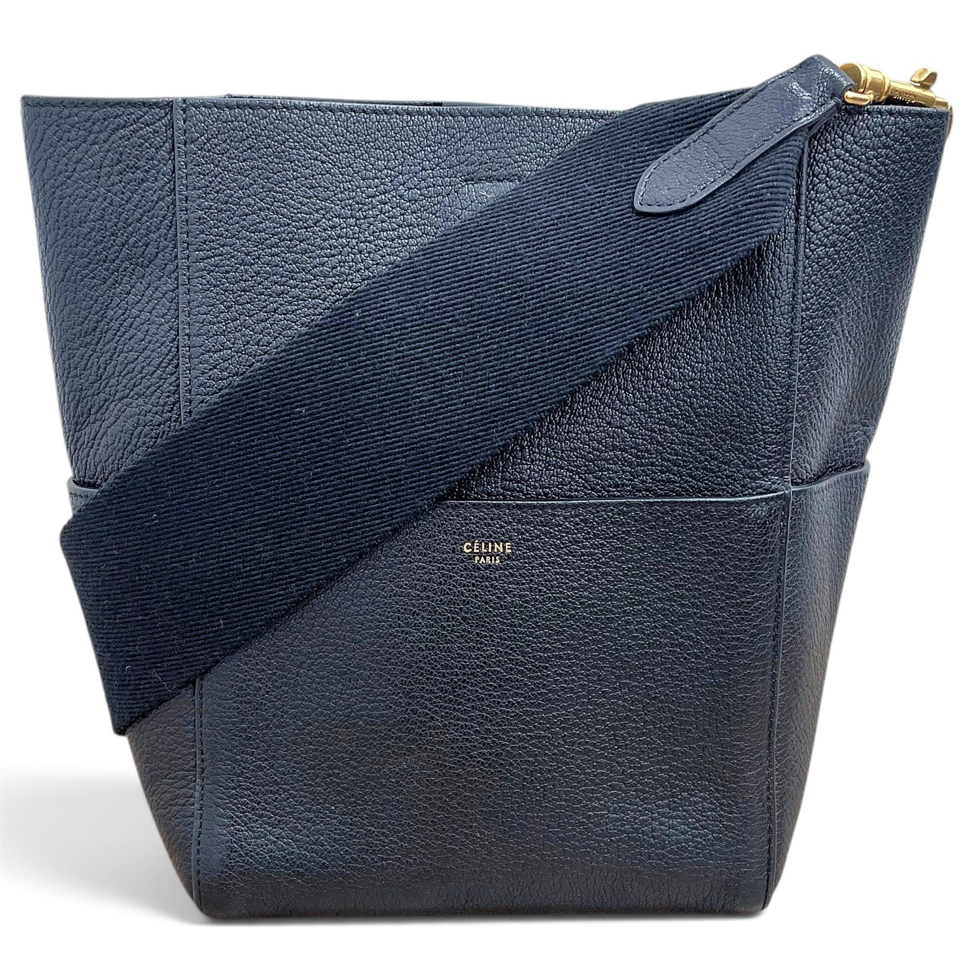 Seau Sangle leather handbag