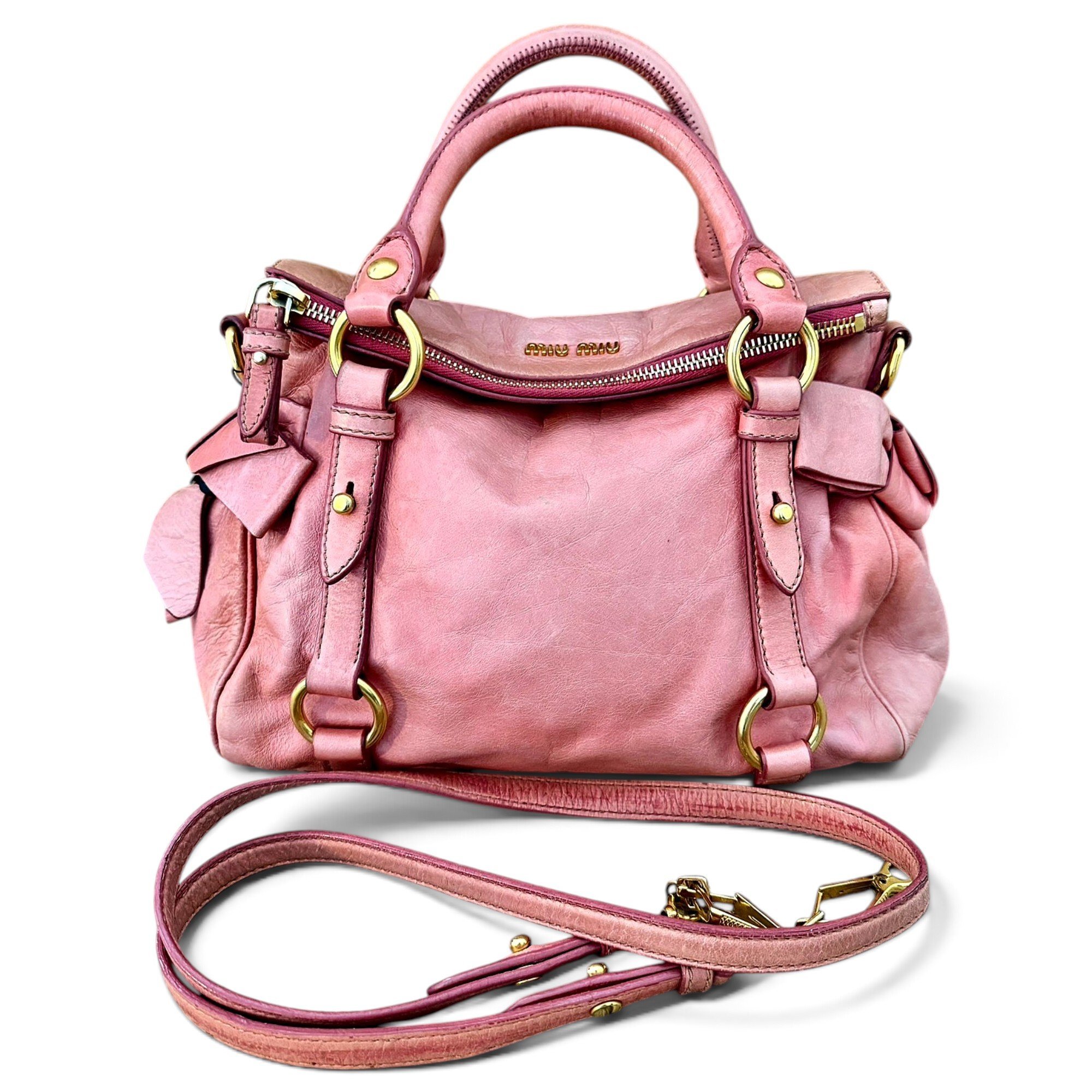Vitello leather handbag