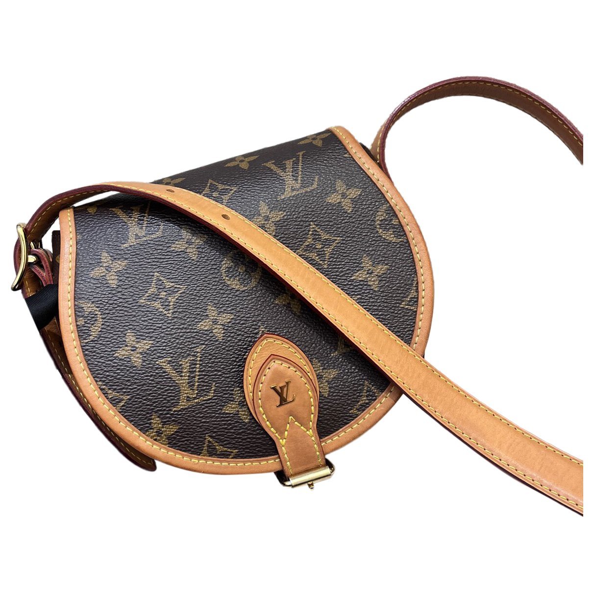 Tambourin leather handbag