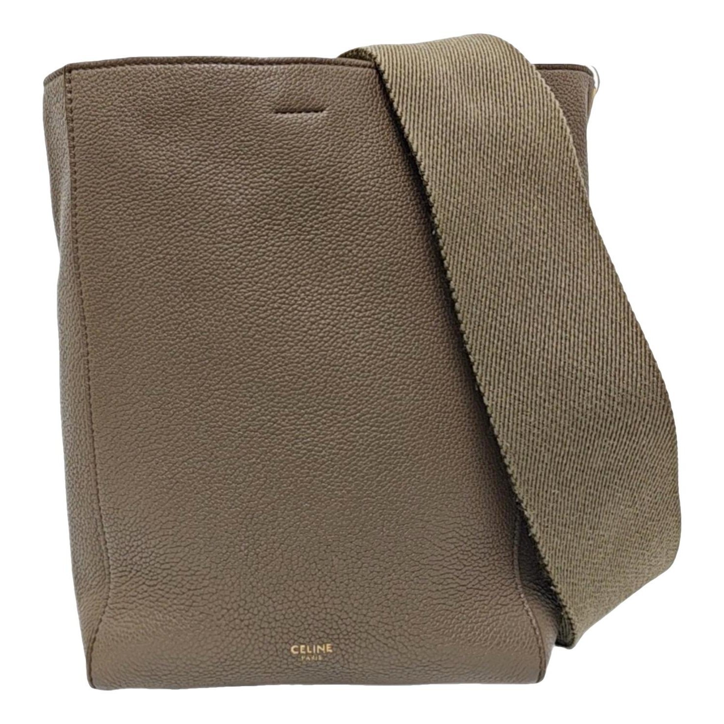 Seau Sangle leather handbag