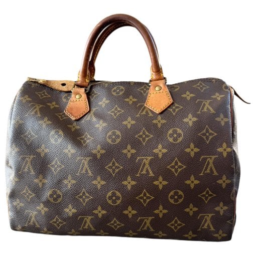 Speedy leather handbag