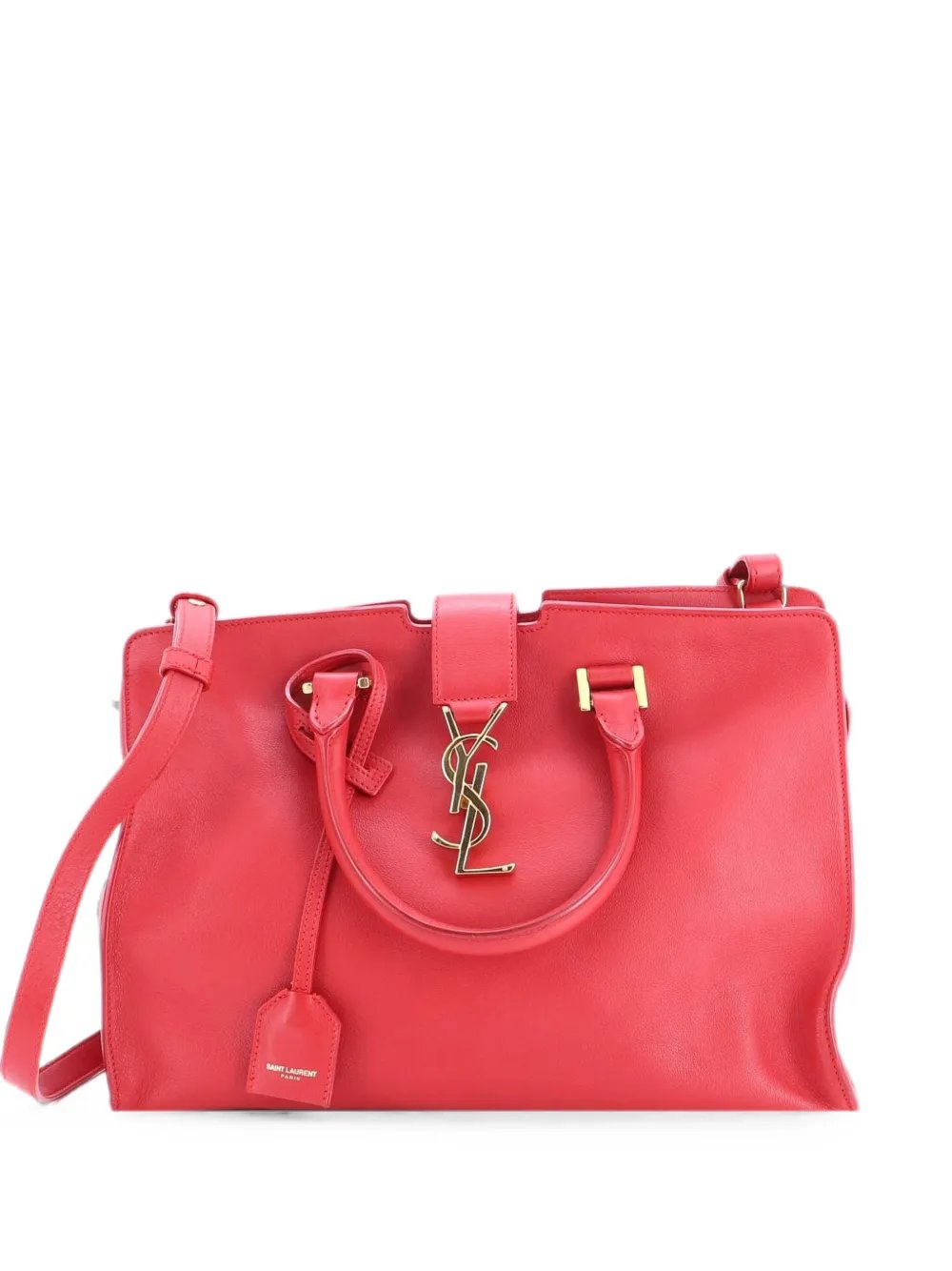 Classic Y Cabas Leather Small satchel