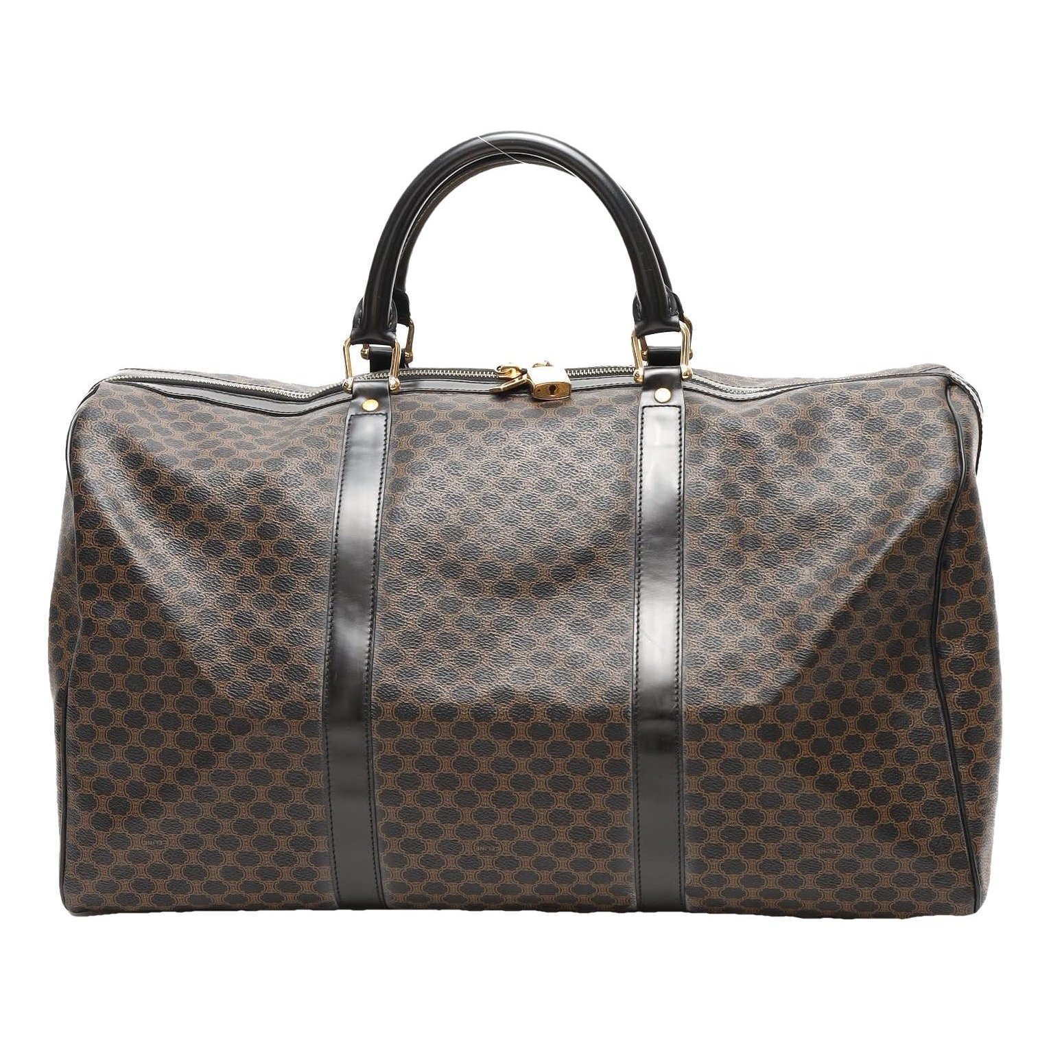 Leather travel bag