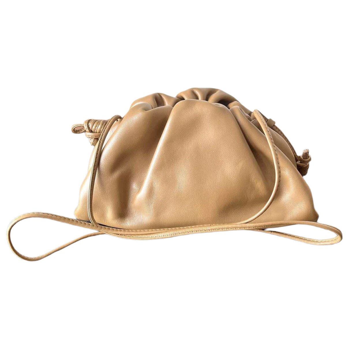 Pouch leather handbag
