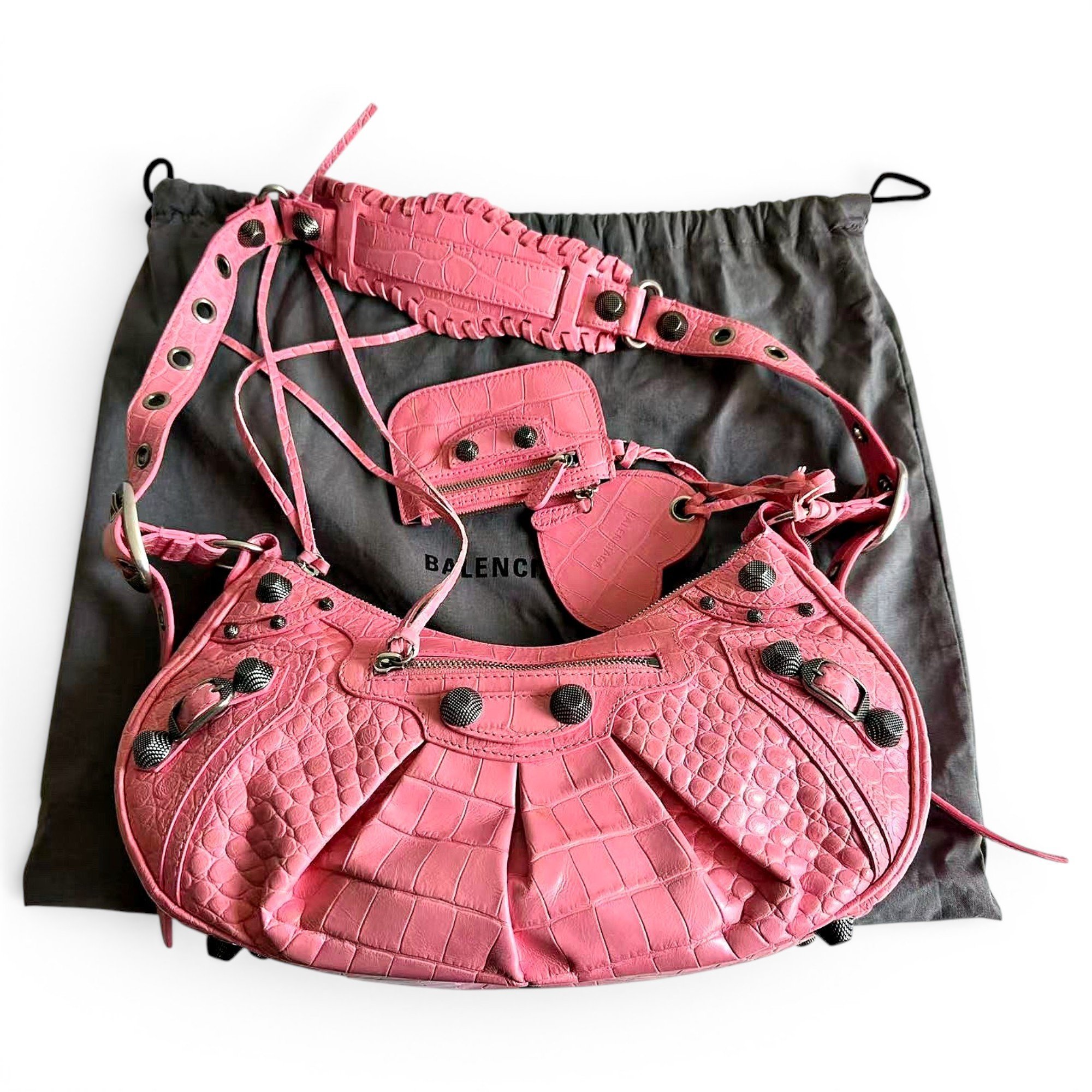 Leather handbag