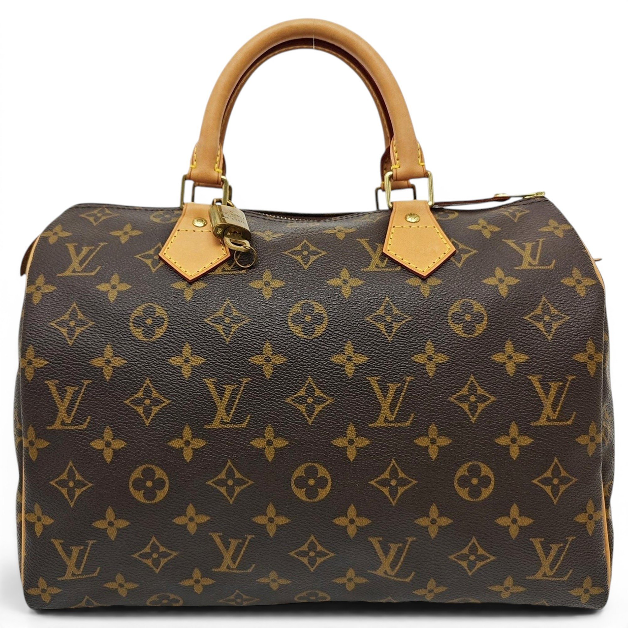 Nano Speedy / Mini HL leather handbag